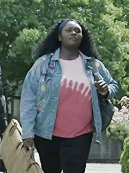 Danielle Brooks Peacemaker 2022 Leota Adebayo Puffer Jacket