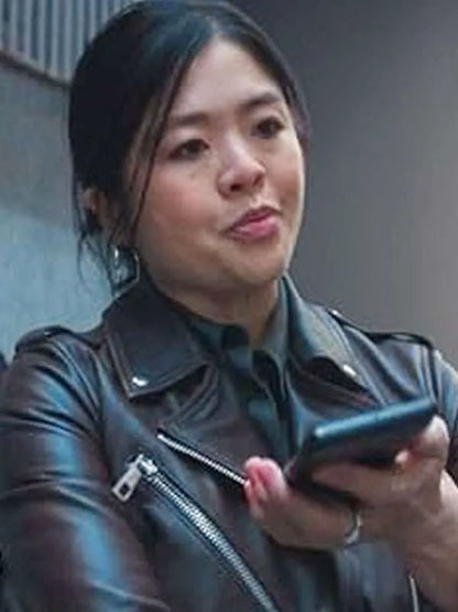 Daredevil Born Again Ruibo Qian Brown Jacket