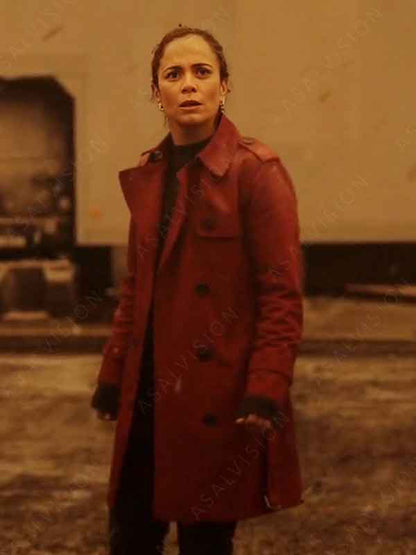 Dark Matter Season 1 Amanda Lucas Trench Coat