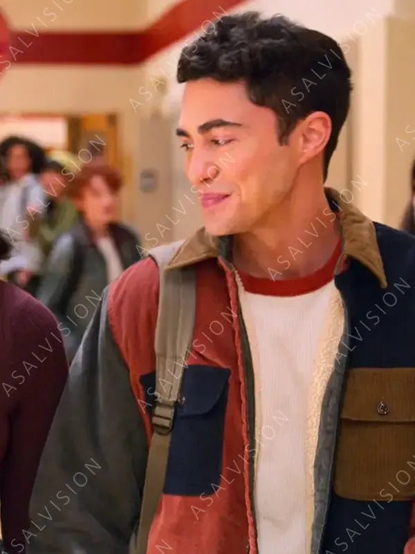 Darren Barnet Never Have I Ever Season 3 Paxton Hall-Yoshida Cotton Jacket