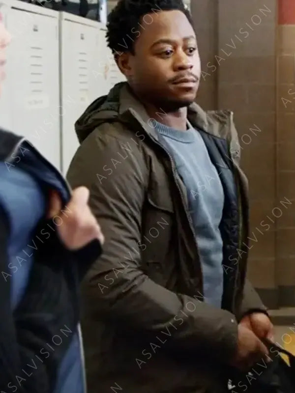 Darren Ritter TV Series Chicago Fire S12 Daniel Kyri Hooded Jacket