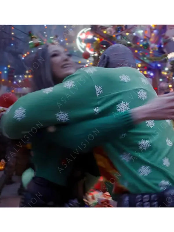 Dave Bautista Green Christmas Sweater