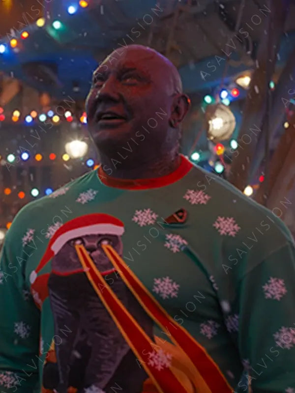 Drax The Guardians of the Galaxy Holiday Special Sweater