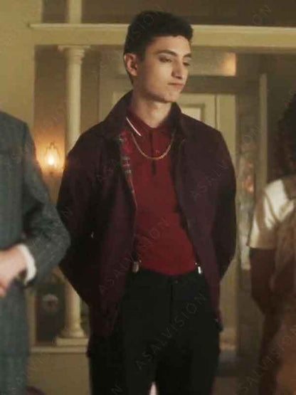 Dead Boy Detectives Charles Rowland Maroon Jacket