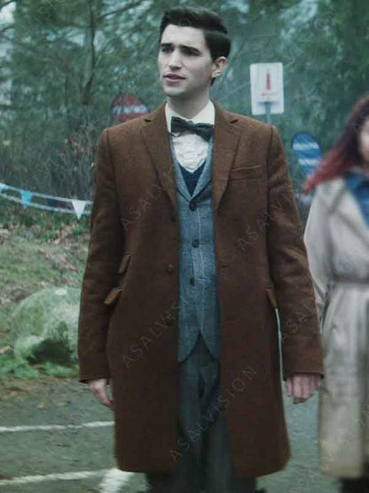 Dead Boy Detectives Edwin Paine Trench Wool Coat