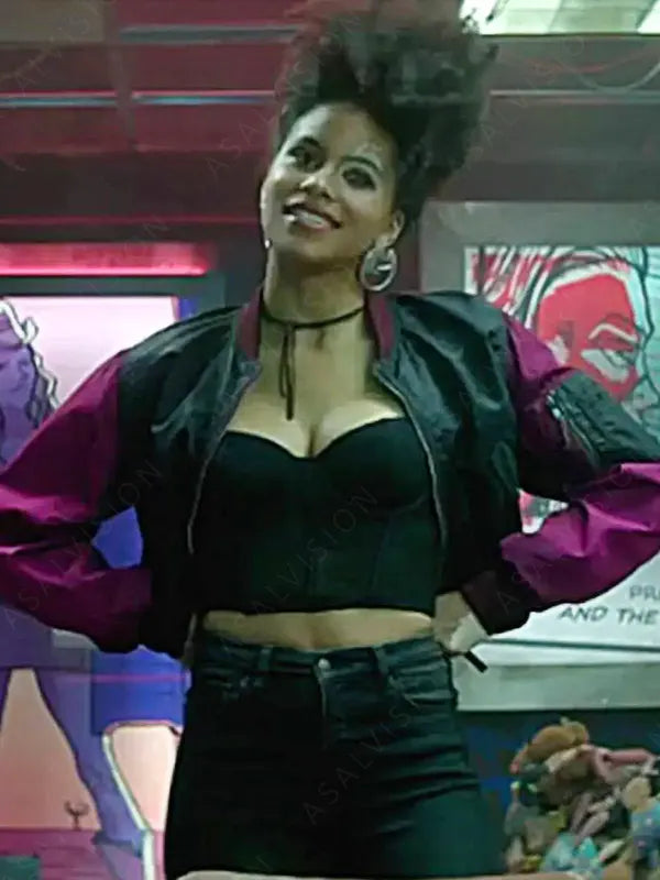 Deadpool 2 Zazie Beetz Bomber Jacket