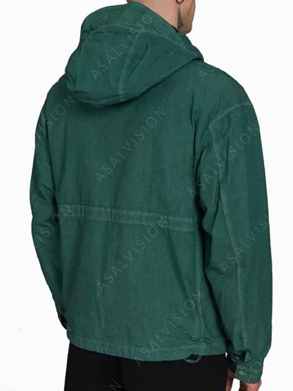 Deadpool & Wolverine Ryan Reynolds Green Cotton Jacket
