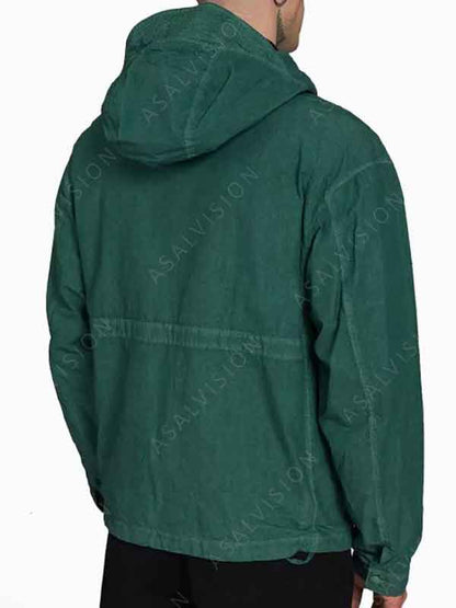 Deadpool & Wolverine Ryan Reynolds Green Cotton Jacket