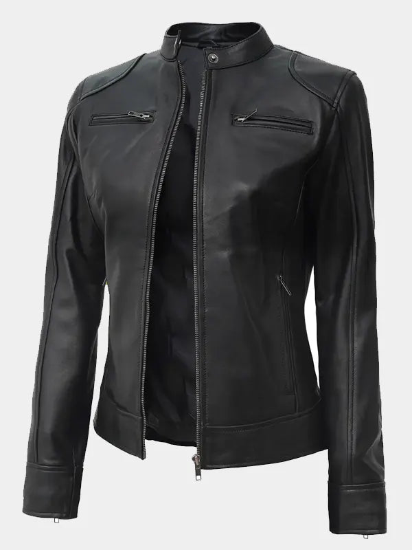 Women’s Black Lambskin Jacket