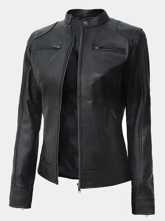 Women’s Black Lambskin Jacket