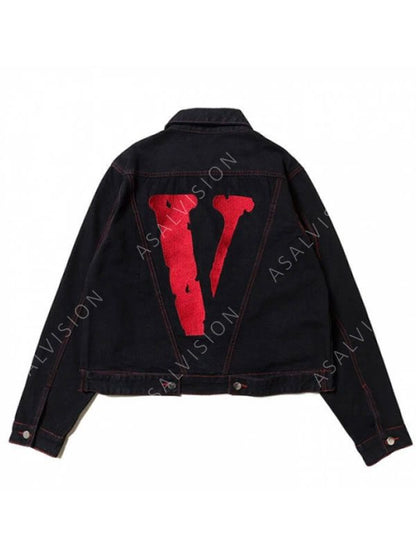 Denim Jeans Red Blue And Yellow Jacket