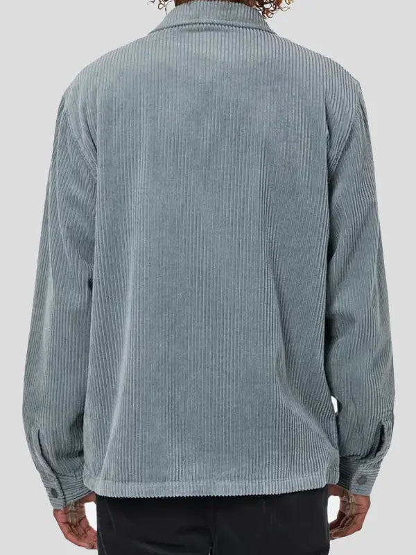 Denny Cutler TV Series Virgin River S04 Kai Bradbury Grey Corduroy Jacket