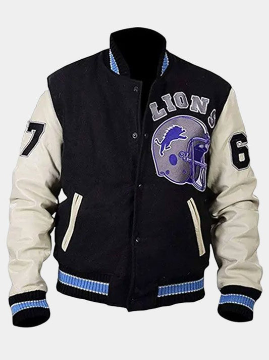 Detroit Lions Eddie Murphy Varsity Jacket