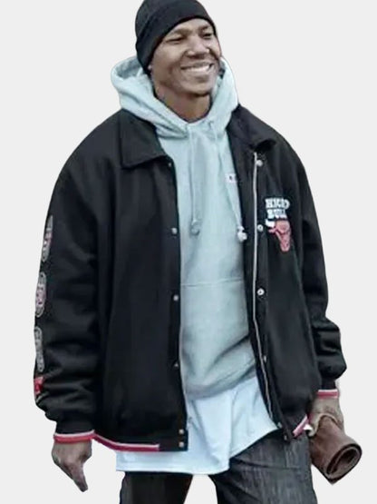 Diamond Power Book IV Chicago Bull Varsity Jacket