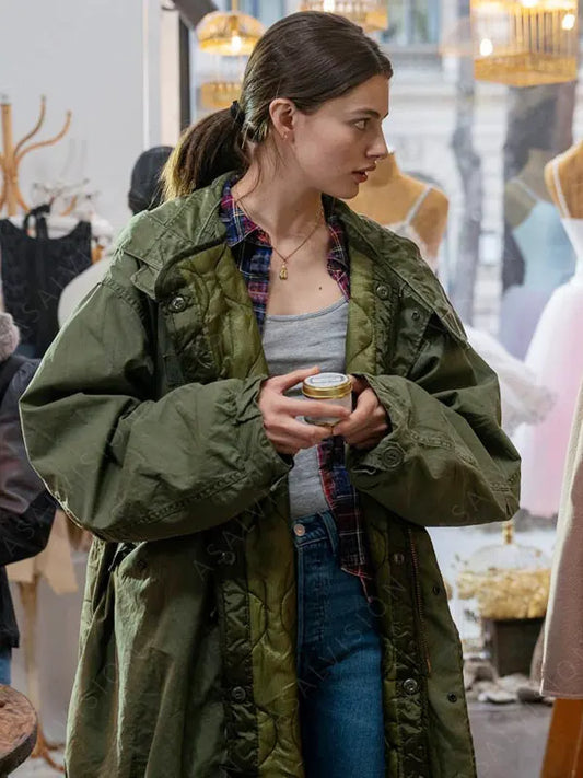Diana Birds Of Paradise Green Coat