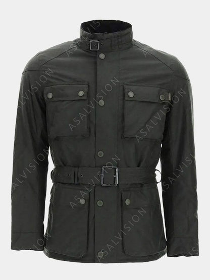 Dimitri Belikov Vampire Academy Belted Black Jacket