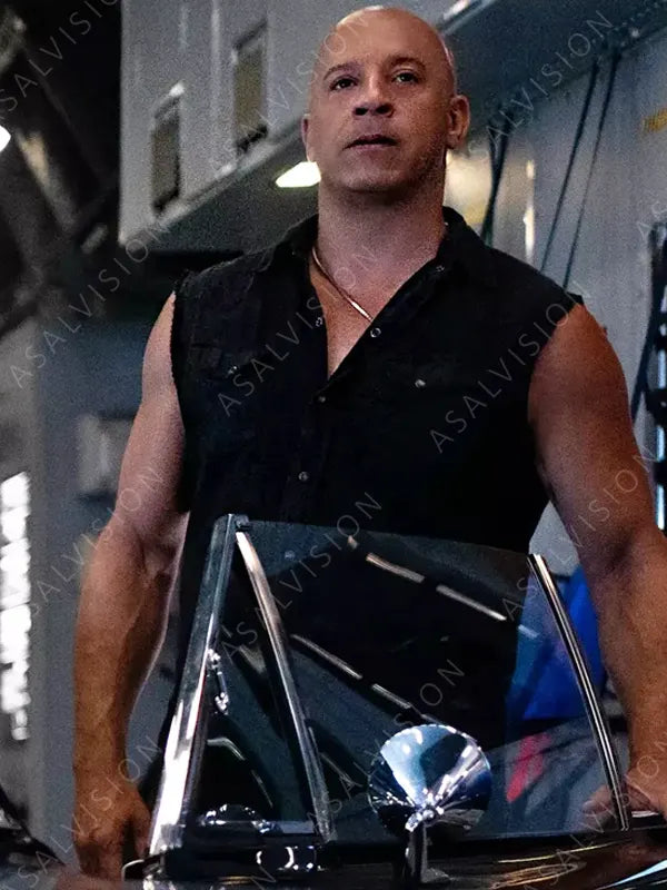 Fast X Vin Diesel Black Vest