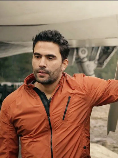 Don West TV Series Lost In Space Ignacio Serricchio Orange Jacket