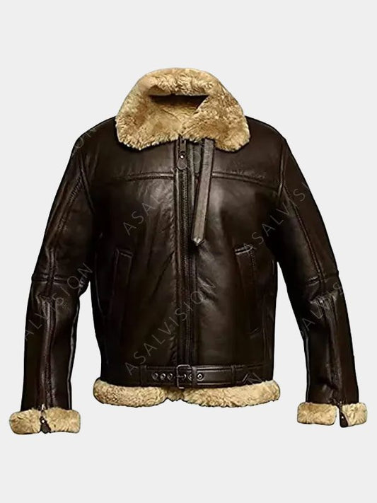 Donald Shearling Leather Jacket