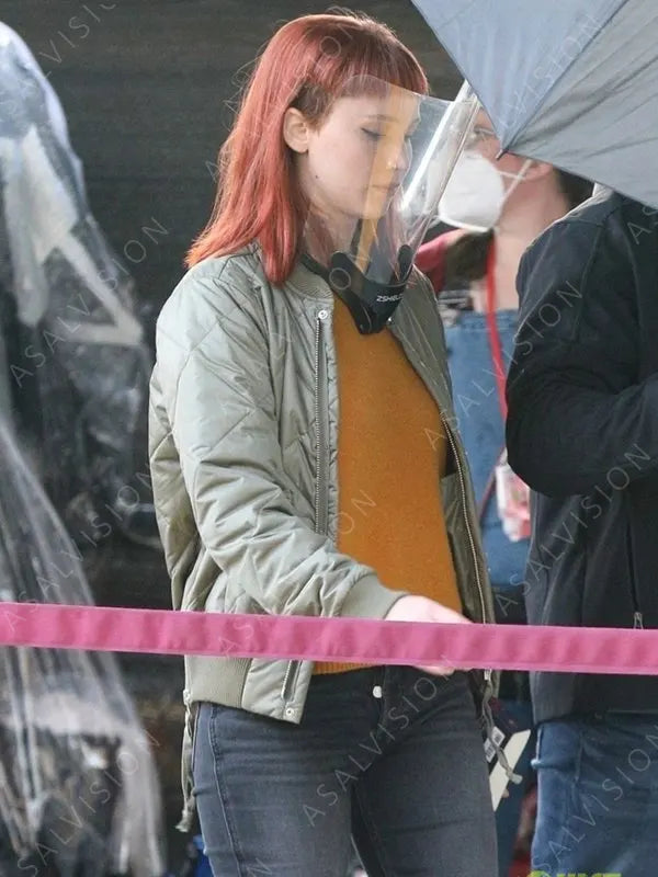 Don’t Look Up Jennifer Lawrence Quilted Jacket