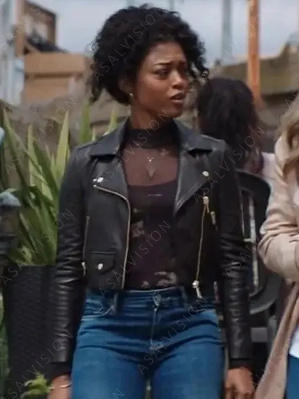 Double Life 2023 Jo Creuzot Black Moto Leather Jacket