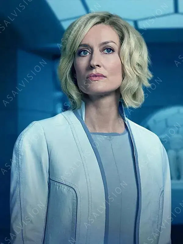 Dr. Catherine Halsey Halo S01 Natascha McElhone White Trench Coat