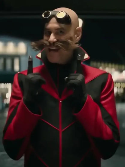 Dr. Robotnik Eggman Sonic The Hedgehog 2 Jim Black And Red Coat