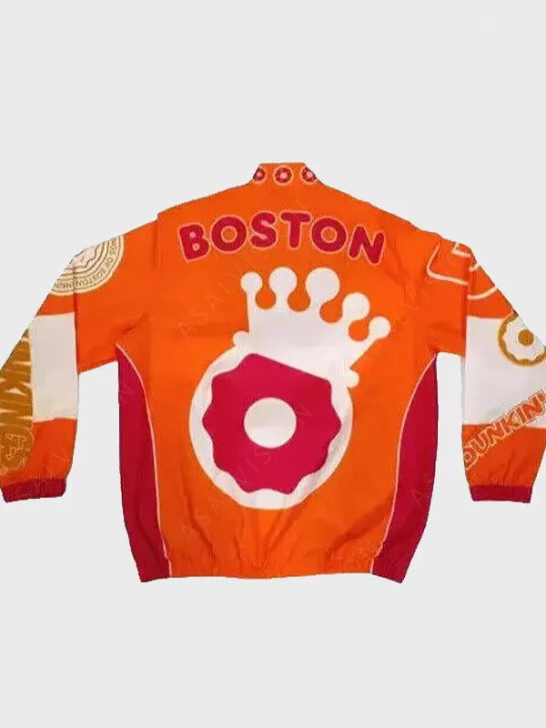 Dunkin Donuts Ben Affleck Super Bowl 2024 Dunkings Boston Orange Jacket