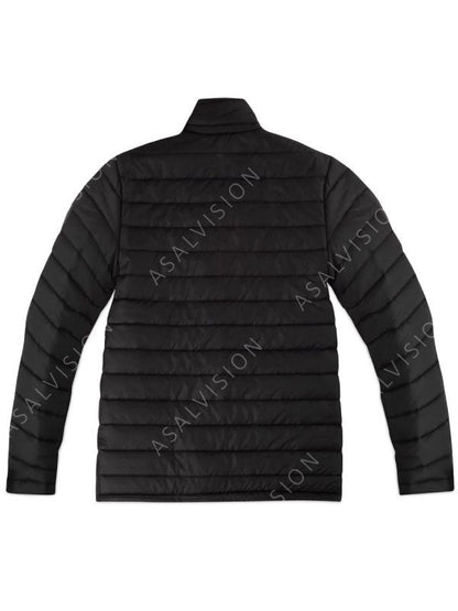 Dutton Ranch TV Series Yellowstone Puffer Black Jacket