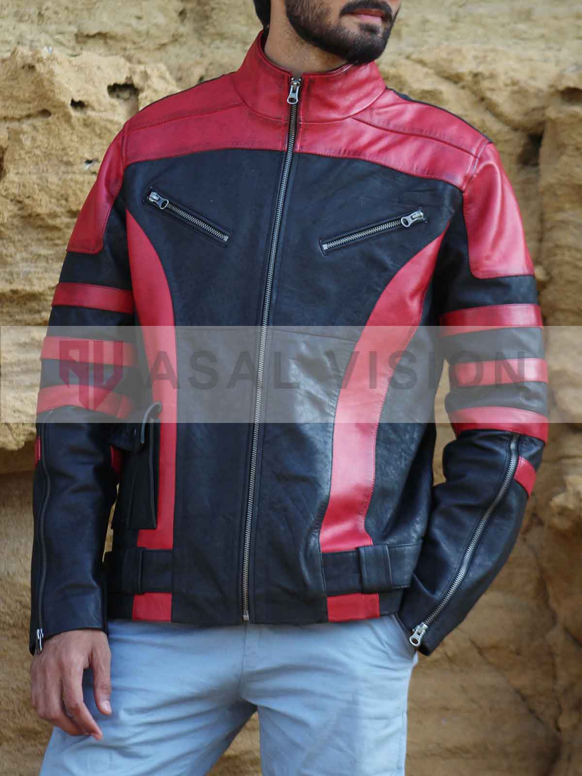 Dwayne Johnson Red Costume Jacket