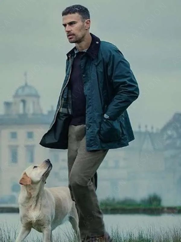  Eddie Halstead The Gentlemen Theo James Black Cotton Jacket