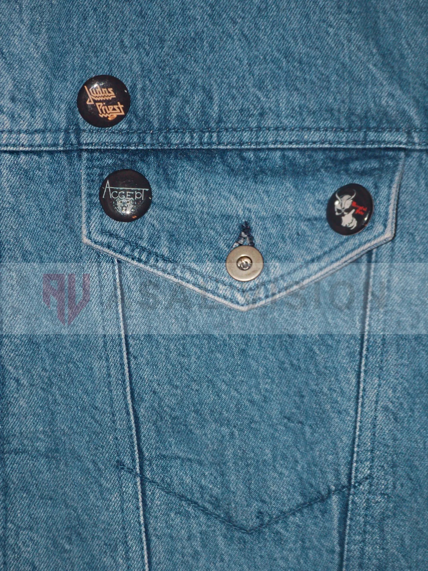 Eddie Munson Dio Denim Jacket