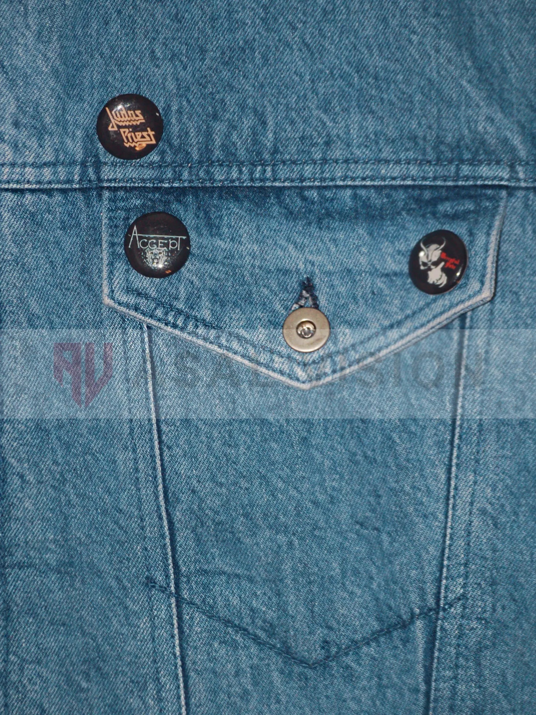 Eddie Munson Dio Denim Jacket
