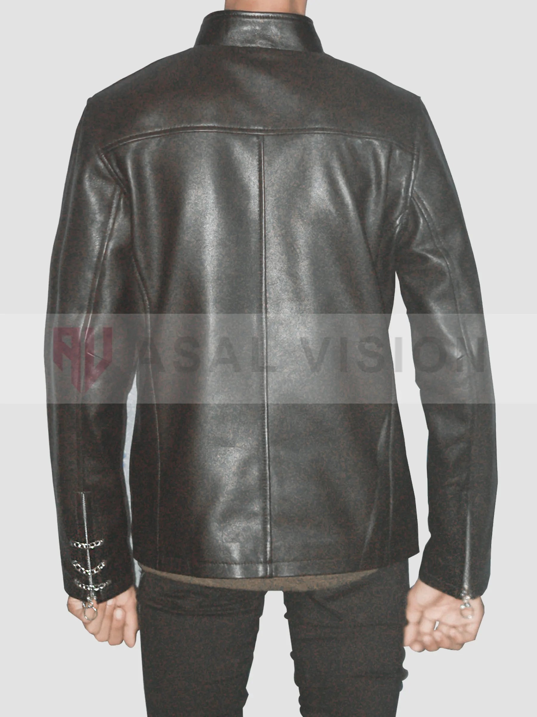 Eddie Munson Stranger Things Joseph Quinn Black Leather Jacket