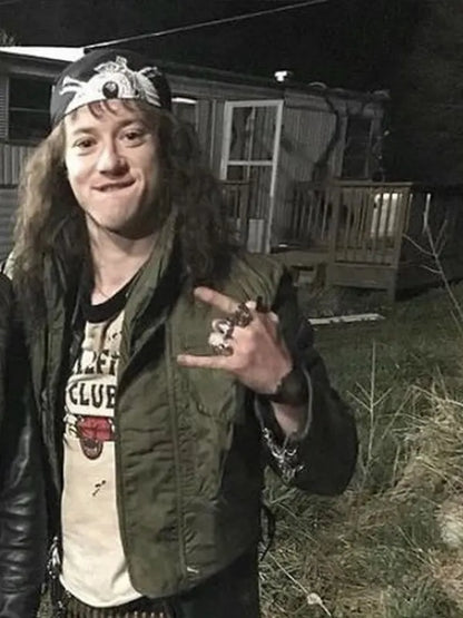 Eddie Munson TV Series Stranger Things Joseph Quinn Olive Green Vest