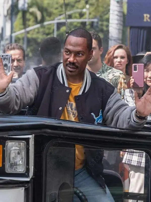 Eddie Murphy Beverly Hills Cop Axel Foley 2024 Varsity Jacket