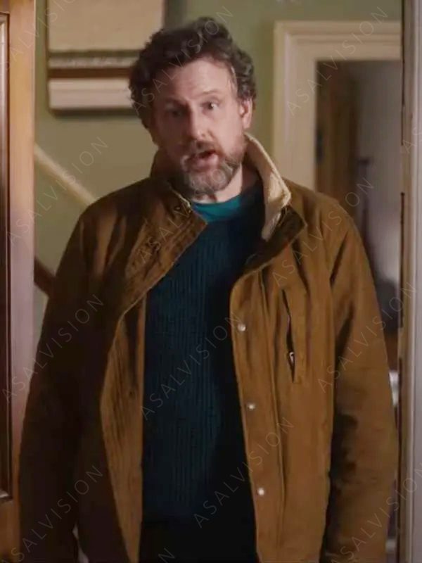 Eddie Walker Sherpa Collar Brown Cotton Jacket