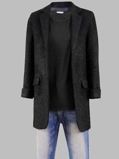 Eleven TV Series Stranger Things Millie Bobby Wool Black Coat