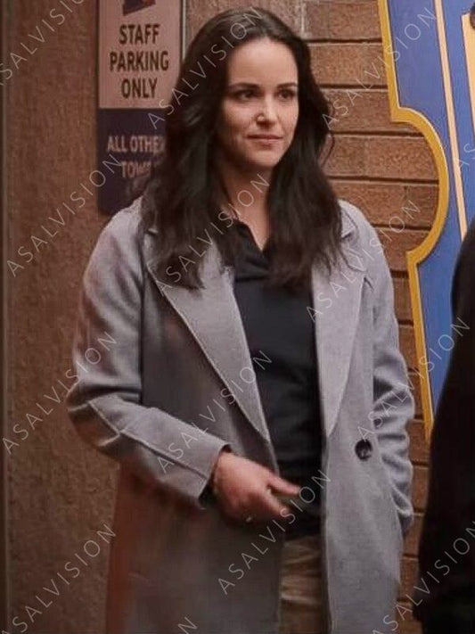 Eliza Blockbuster 2022 Grey Wool Coat