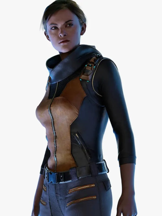 Ellen Anders Halo Leather Vest