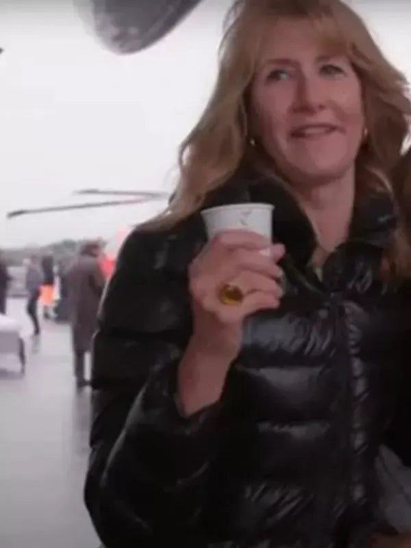 Ellie Sattler Jurassic World Dominion  Laura Dern Puffer Black Jacket