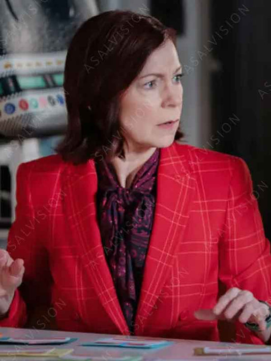 Elsbeth 2024 Elsbeth Tascioni Red Plaid Blazer