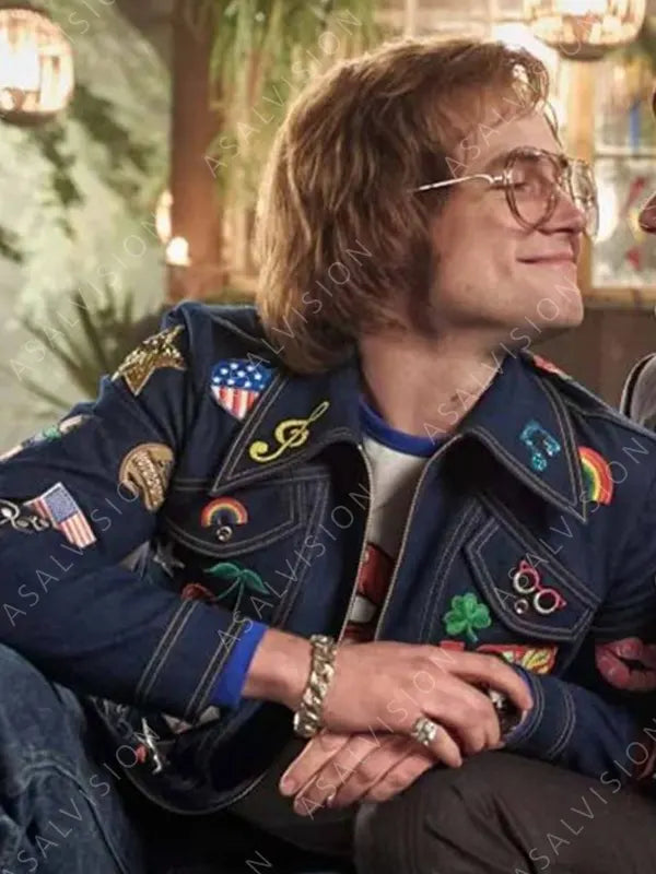 Elton John Rocketman Denim Jacket