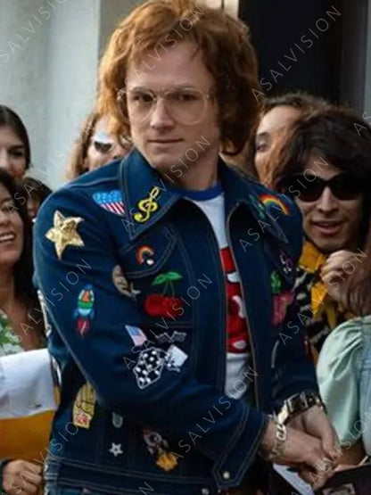 Elton John Rocketman Taron Egerton Jacket