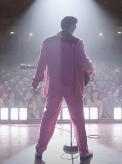 Elvis Presley Elvis 2022 Austin Butler  Pink And Black Blazer