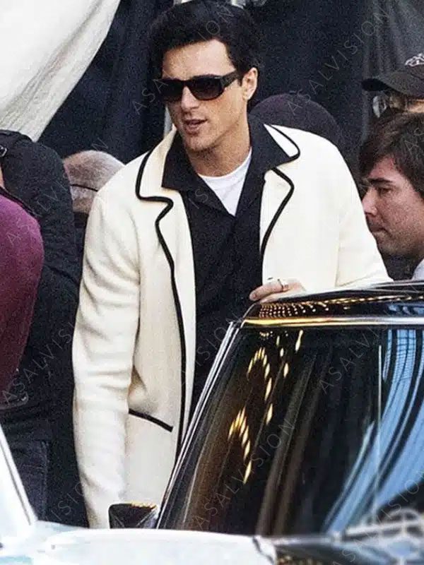 Elvis Presley Priscilla 2023 Jacob Elordi White Blazer
