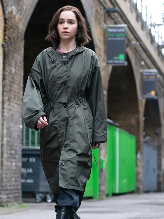 Emilia Clarke Secret Invasion 2023 Coat