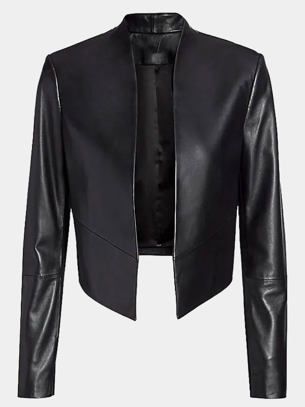 Emily Cooper Emily In Paris Black Leather Jacket