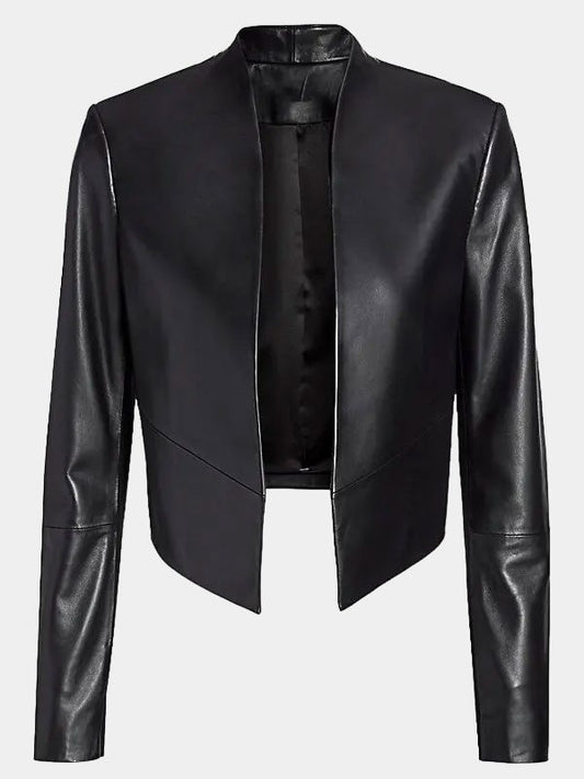 Emily Cooper Emily In Paris Black Leather Jacket