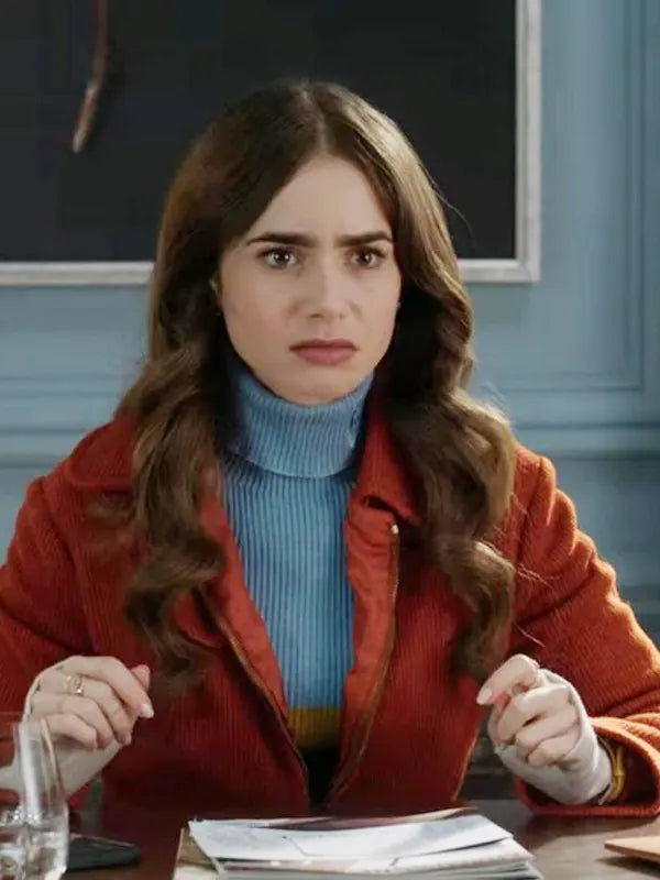 Emily Cooper Emily In Paris Lily Collins Corduroy Jacket